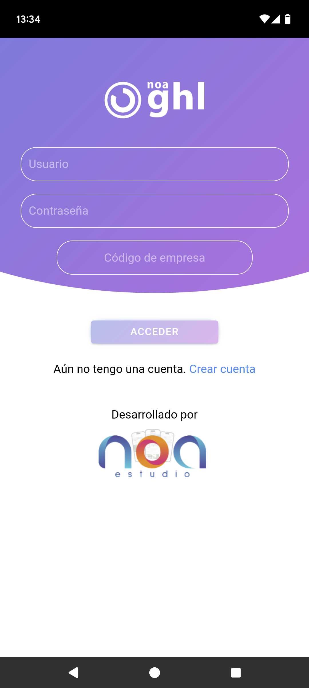 Captura de pantalla de App de Noa GHL 5